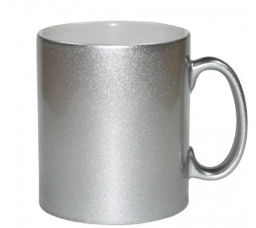 Кружка керамика серебро 330мл