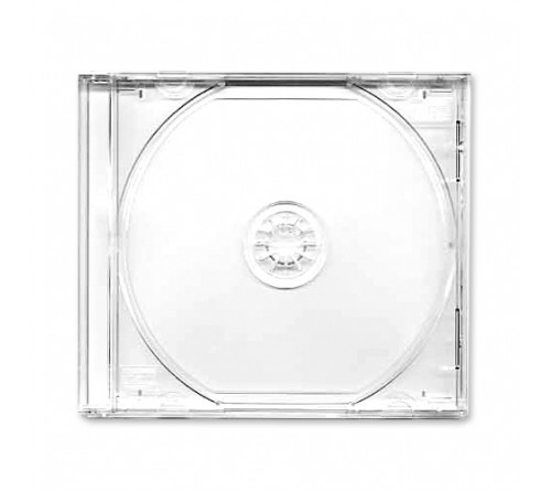 CD-BOX  1-CD   Прозрачный  в сборе          (200) Taiwan Руб