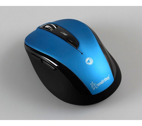 Мышь Smart Buy  612 AG-BK             (Nano,1000dpi,Optical) Blue-Black,Беспроводная,Беззвучная
