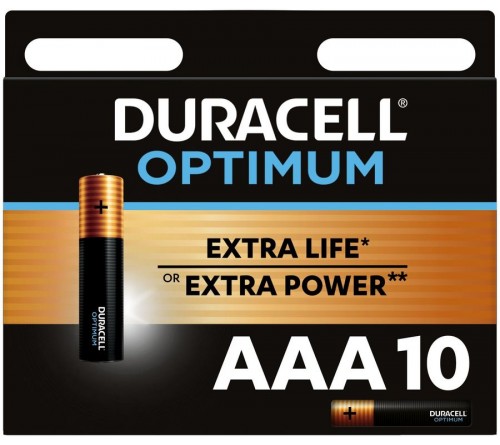 Батарейка DURACELL      LR03  Alkaline  (  10BL)(80)  OPTIMUM