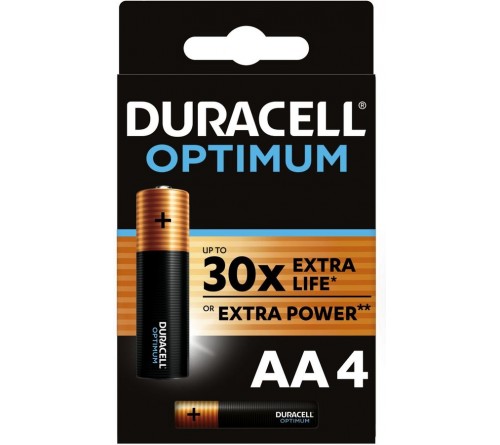 Батарейка DURACELL      LR6    Alkaline  (    4BL)(64)  OPTIMUM