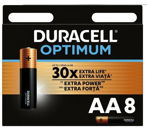 Батарейка DURACELL      LR6    Alkaline  (    8BL)(64)  OPTIMUM