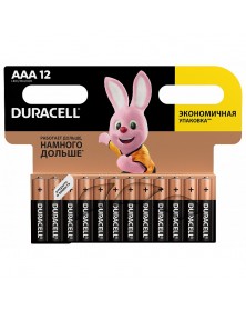 Батарейка DURACELL      LR03  Alkaline  (  12BL)(144)  BASIC..