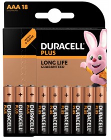 Батарейка DURACELL      LR03  Alkaline  (  18BL)(180)  BASIC / PLUS  EU !!!..