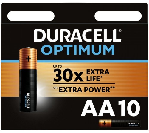 Батарейка DURACELL      LR6    Alkaline  (  10BL)(80)  OPTIMUM