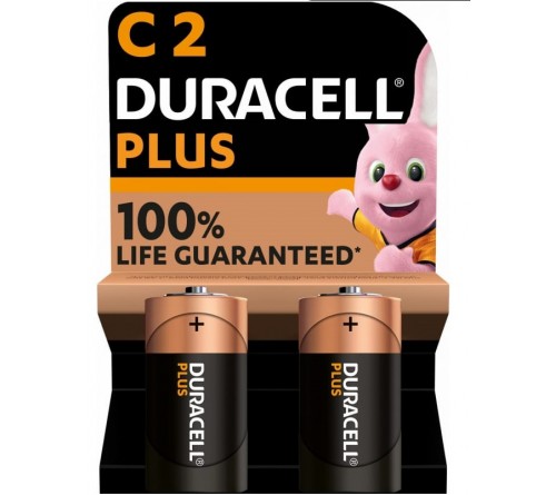 Батарейка DURACELL     LR14  PLUS  Alkaline  (2BL)(20)