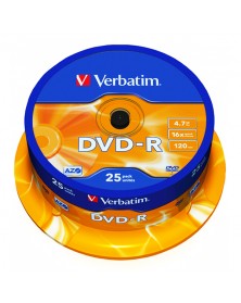 DVD-R        VERBATIM  4.7Gb 16x  (Cake   25)(200)
