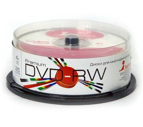 DVD-RW    Smart TRACK  4.7 Gb   4x  (Cake   25)(600)