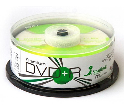 DVD+R       Smart TRACK  4.7 Gb 16x  (Cake   25)(600)