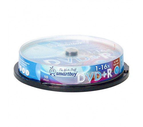 DVD+R       SmartBuy  4.7Gb 16x  (Cake   10)(200)