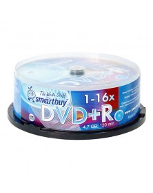 DVD+R       SmartBuy  4.7Gb 16x  (Cake   25)(600)