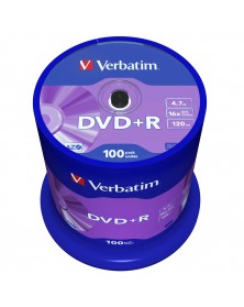 DVD+R       VERBATIM  4.7Gb 16x  (Cake 100)(400)..