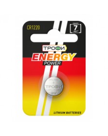 Батарейка ТРОФИ            CR1220  ( 1BL)(10) Energy Power, Lithium 3 V