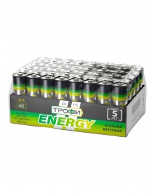 Батарейка ТРОФИ            LR6  Alkaline  (    40)(40)(720)  40 bulk  ENERG..