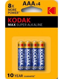 Батарейка KODAK             LR03  Alkaline  (  4BL)(40)(200) MAX  ..