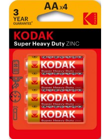 Батарейка KODAK             R6  (4BL)(80)(400) Блистер  EXTRA HEAVY DUTY..