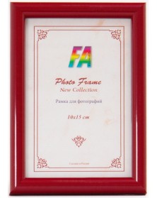 ФотоРамка пластик FA 10*15 Радуга - Красный                                       (50)