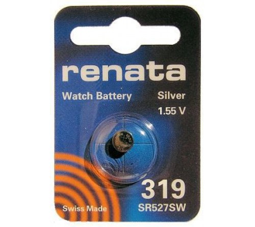 Батарейка RENATA    R 319, SR 527 SW   (10/100)