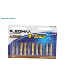 Батарейка SAMSUNG       LR03  Alkaline  (8+2BL)(100)(600) Pleomax..