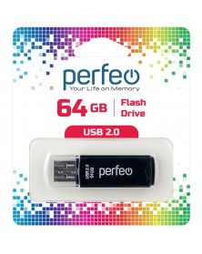 USB Флеш-Драйв  64Gb  Perfeo  C 06 Color Mix