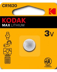 Батарейка KODAK              CR1620  ( 1BL)(  60)(120)..