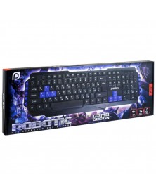 Клавиатура Perfeo  Robotic                               (USB,M-M) Black Иг..