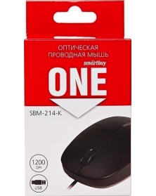 Мышь Smart Buy  214 K                     (USB,   800dpi,Optical) Black Кор..