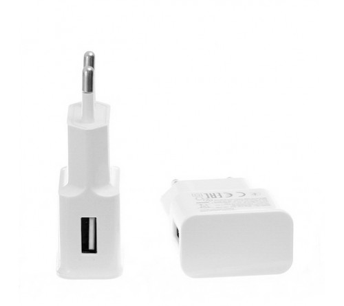 Сетевое Зарядное Устройство 220V- 1*USB выход   ETA U90 EWE 1.9A, White пакет