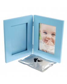 Мультирамка Innova PI07886 13*18 фоторамка + набор для лепки Baby Keepsake photo and imprint kit Голубая Мультирамка