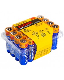 Батарейка KODAK             LR6  Alkaline  (    24)(480) MAX Plastic Box 24..