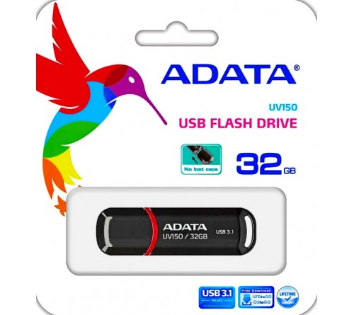 USB Флеш-Драйв  32Gb  A-DATA UV 150 USB 3.1 90/20Mb/s