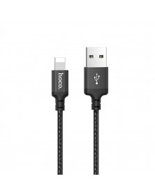 Кабель USB - 8-pin Hoco X 14 1.0 m, 2.0A, Black, коробочка Силикон.. Кабель USB - 8-pin Hoco X 14 1.0 m, 2.0A, Black, коробочка Силикон..