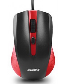 Мышь Smart Buy  352 RK ONE          (USB,   800dpi,Optical) Red-Black Короб..