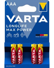 Батарейка VARTA             LR03  Alkaline  (  4BL)(40)(200) Max Tech/ L Max Power