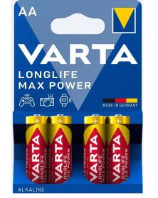 Батарейка VARTA             LR6  Alkaline  (  4BL)(80)(400)  Max Tech/ L Max Power