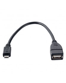 Кабель  Perfeo (U4204) USB2.0 A розетка - MicroUSB вилка (OTG)  1.0м  пакет..