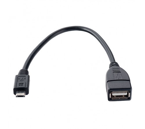 Кабель  Perfeo (U4204) USB2.0 A розетка - MicroUSB вилка (OTG)  1.0м  пакет (100)