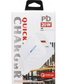 Сетевое Зарядное Устройство 220V- 1*Type-C выход + 1*USB  TZ 53 A-31 4.0A W..