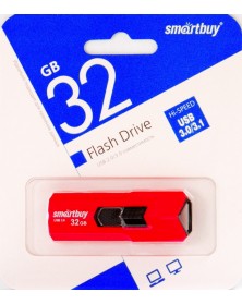 USB Флеш-Драйв  32Gb  Smart Buy Stream USB 3.0 Red