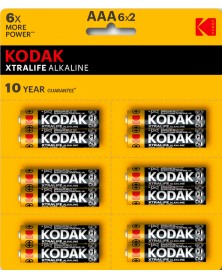 Батарейка KODAK             LR03  Alkaline  (6*2BL)(144)(576) XTRALIFE Perf..