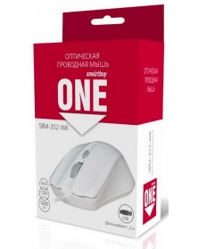 Мышь Smart Buy  352 WK ONE         (USB,   800dpi,Optical) White Коробка..
