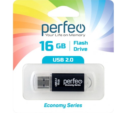 USB Флеш-Драйв  16Gb  Perfeo  E 01 Economy