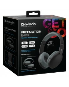 Гарнитура Defender B480 Свобода     (Полноразмерная)  (20) Стерео Black  Hi..