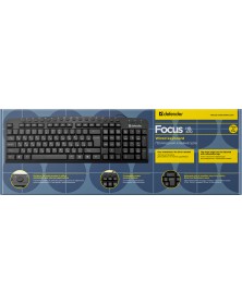 Клавиатура DEFENDER    470    Focus              (USB,M-M) Black