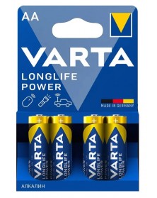 Батарейка VARTA             LR6  Alkaline  (  4BL)(80)(400)  High Energy/L Power