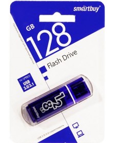 USB Флеш-Драйв128Gb  Smart Buy Glossy USB 3.0..