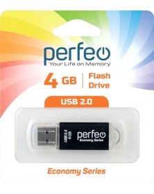 USB Флеш-Драйв    4Gb  Perfeo  E 01 Economy