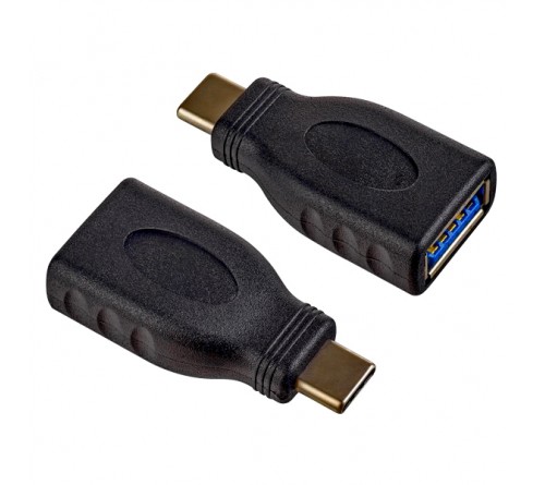 Кабель  Perfeo (A7020)  USB3.0  розетка - USB Type C  вилка адаптер в пакете ()