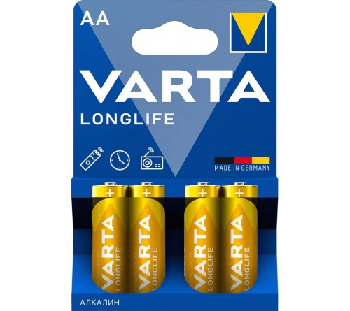 Батарейка VARTA             LR6  Alkaline  (  4BL)(80)(400)  Longlife