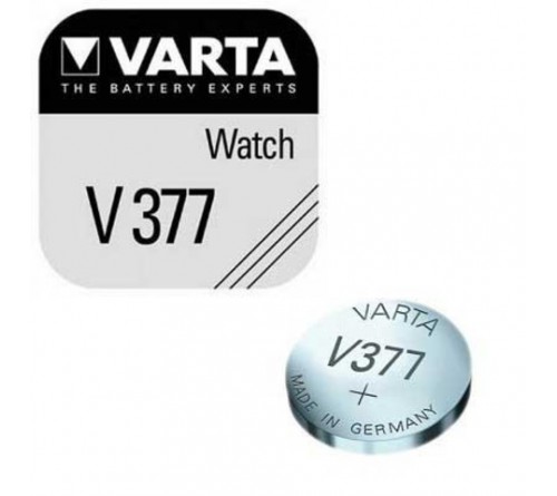 Батарейка VARTA     V377  SR626SWN-PB, SR66  BL1 Silver Oxide 1.55V (1/10/100)